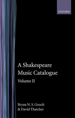 A Shakespeare Music Catalogue: Volume II