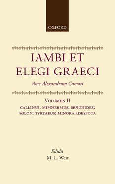Iambi et Elegi Graeci