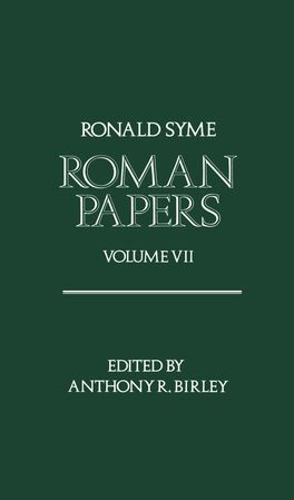 Roman Papers, Volume VII