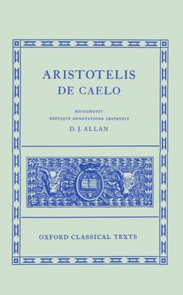 Aristotelis: De Caelo