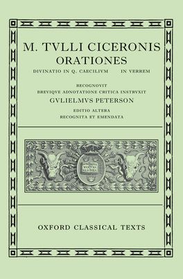 Cicero Orationes. Volume III