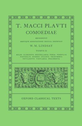 Plautus Comoediae Volume. II