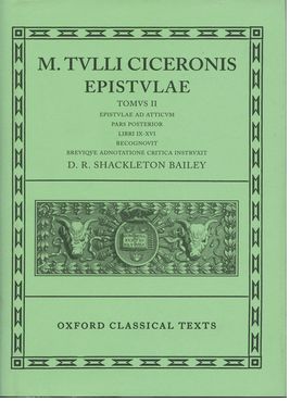 Cicero Epistulae. Volume II. Part ii