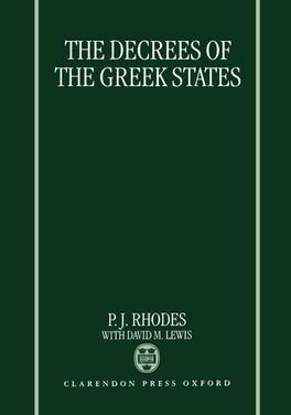 Decrees of the Greek States, The