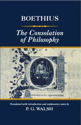 Consolation of Philosophy, The