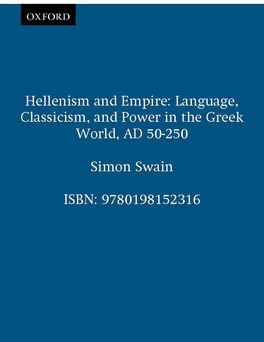 Hellenism and Empire