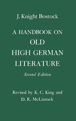 Handbook on Old High German Literature, A