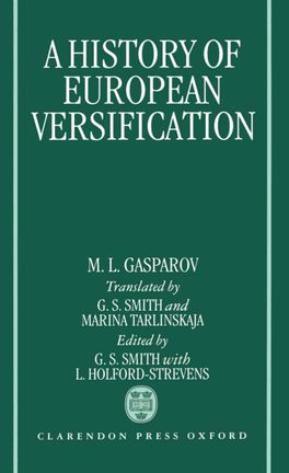 History of European Versification, A