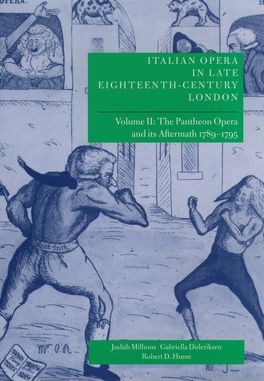 Italian Opera in Late Eighteenth Century London