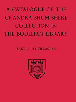 Descriptive Catalogue of the Sanskrit and other Indian Manuscripts, A