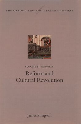 Oxford English Literary History: Volume 2, The