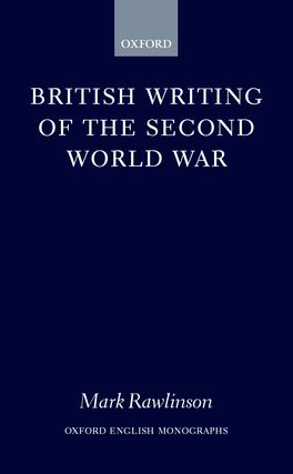 British Writing of the Second World War