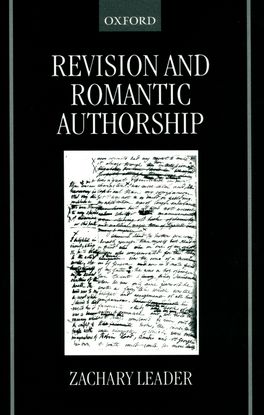 Revision and Romantic Authorship