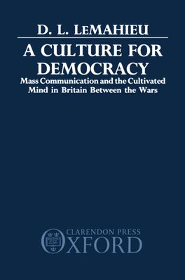 Culture for Democracy, A