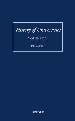 History of Universities, Volume XIV: 1995-1996