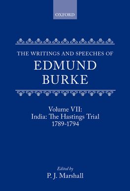 The Writings and Speeches of Edmund Burke: Volume VII