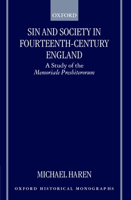 Sin and Society in Fourteenth-Century England
