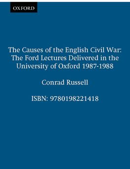 Causes of the English Civil War, The