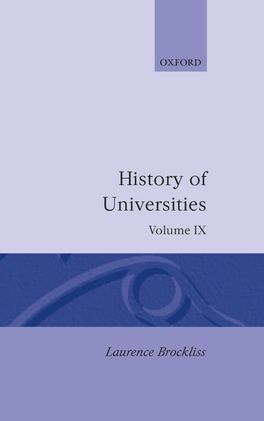 History of Universities, Volume IX: 1990