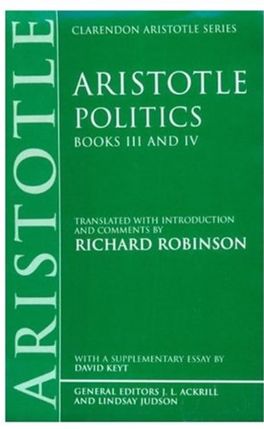 Politics, Books III and IV