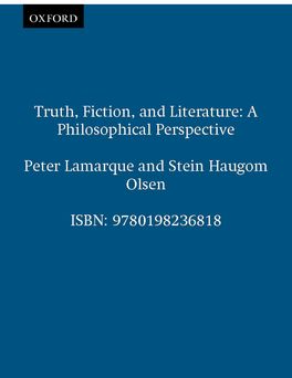 Truth, Fiction, and Literature