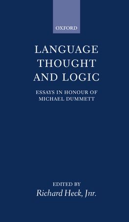 Language, Thought, and Logic