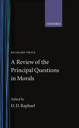 A Review of the Principal Questions in Morals