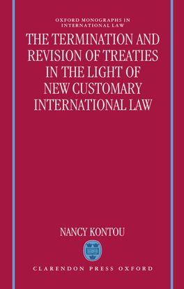 The Termination and Revision of Treaties in the Light of New Customary