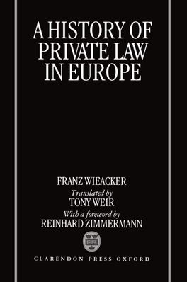 History of Private Law in Europe, A