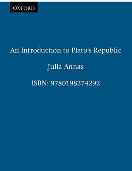 Introduction to Plato's Republic, An