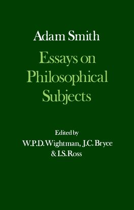 Essays on Philosophical Subjects