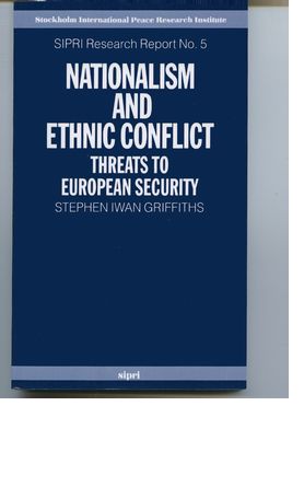 Nationalism and Ethnic Conflict