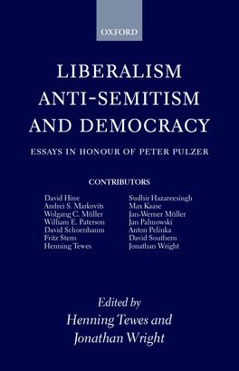 Liberalism, Anti-Semitism, and Democracy