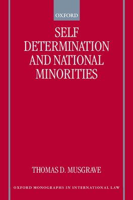 Self-Determination and National Minorities