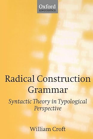 Radical Construction Grammar