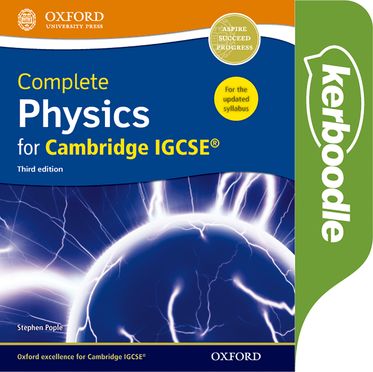 Complete Physics for Cambridge IGCSE Kerboodle: Online Practice and Assessment