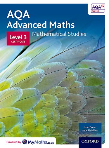 A level AQA Mathematical Studies Student Book Level 3 Certificate