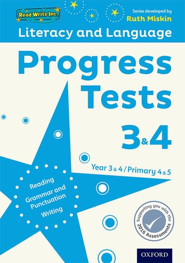 Read Write Inc Literacy and Language Progress Tests 3 & 4