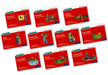 Read Write Inc Phonics: Red Ditty Books Mixed Pack of 10