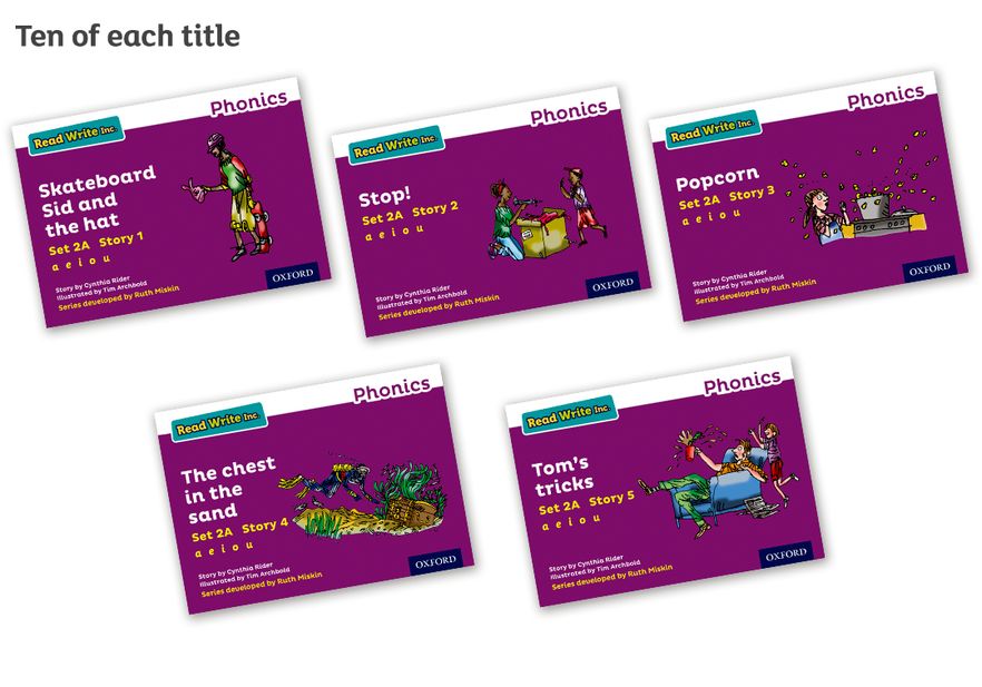 Read Write Inc Phonics: Purple Set 2A Storybooks Pack of 50