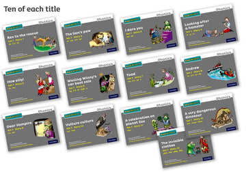 Read Write Inc Phonics: Grey Set 7 Storybooks Pack of 130