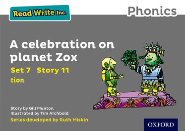 Read Write Inc Phonics: Grey Set 7 Storybook 11 A Celebration on Planet Zox