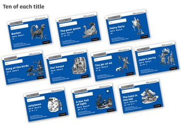 Read Write Inc Phonics: Black and White Blue Set 6 Storybooks Pack of 100
