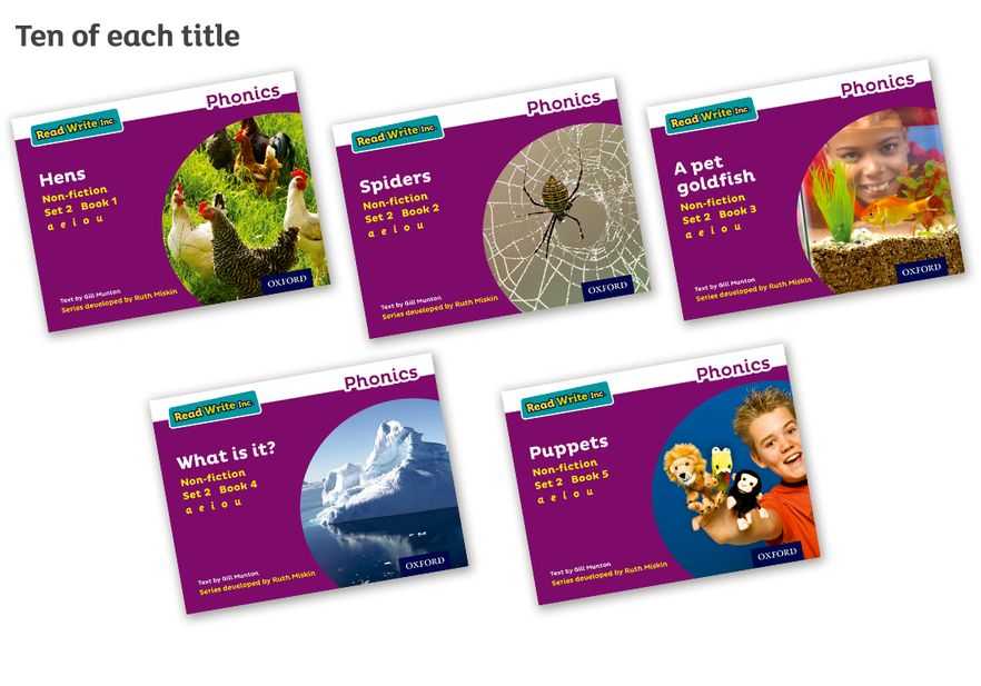 Read Write Inc Phonics: Purple Set 2 Non-fiction Pack of 50