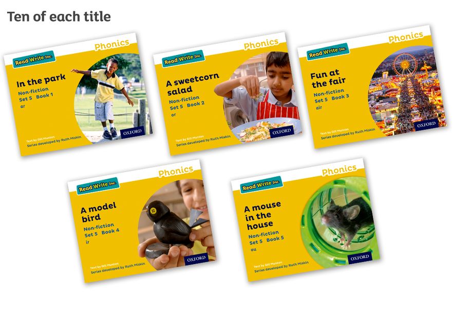 Read Write Inc Phonics: Yellow Set 5 Non-fiction Pack of 50