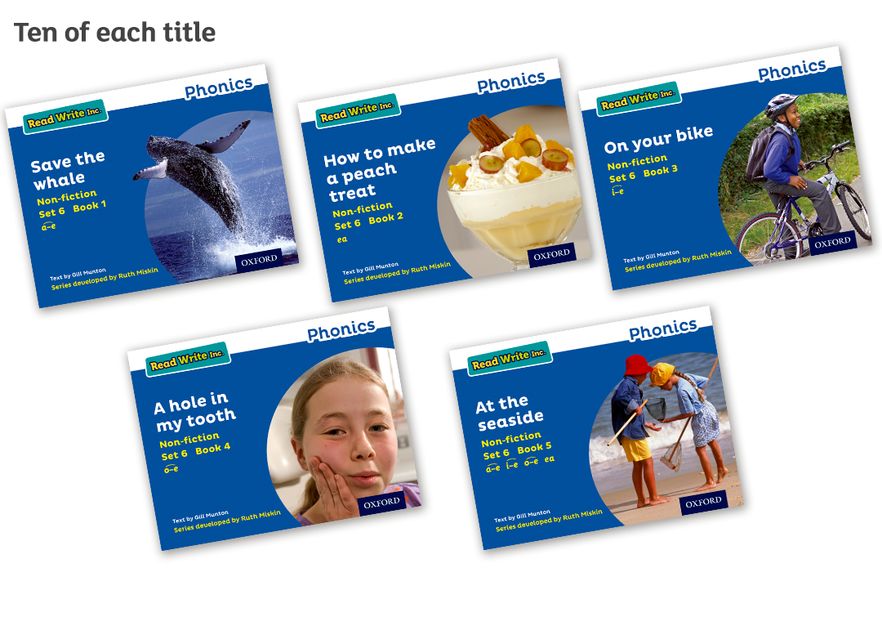 Read Write Inc Phonics: Blue Set 6 Non-fiction Pack of 50