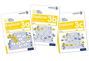 Number, Pattern & Calculating Explorer Progress Book 3 A,B,C (Mixed Pack)