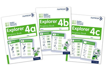 Number, Pattern & Calculating Explorer Progress Book 4 A,B,C (Mixed Pack)