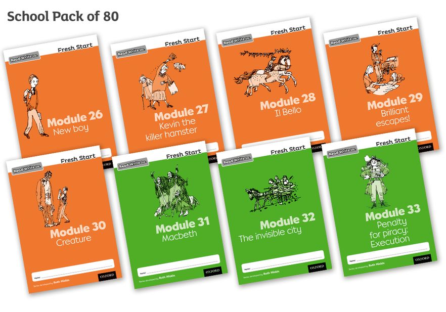 Read Write Inc Fresh Start Modules 26-33 Pack of 50