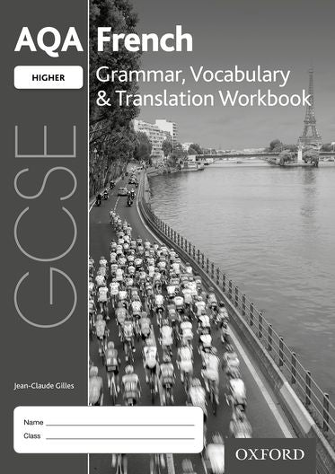 AQA GCSE French Higher Grammar and Vocabulary Workbook Pack of 8
